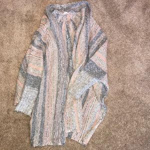 Multicolor Sweater knit cardigan
